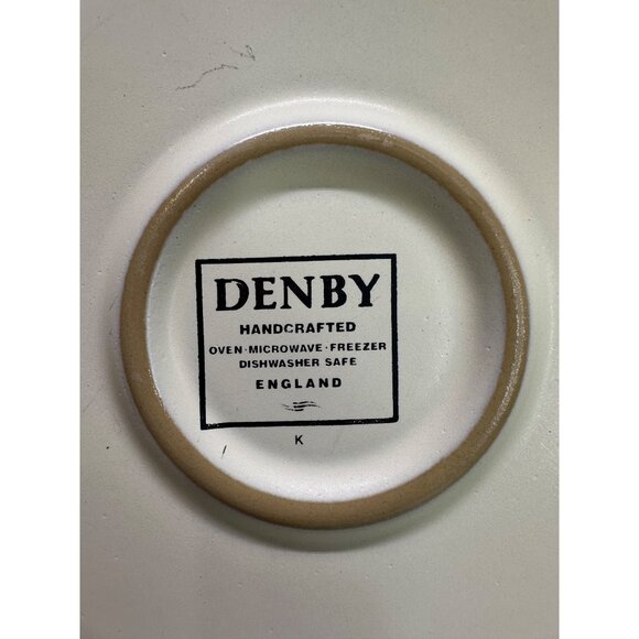 Vtg Denby Energy Celadon Cream England Dinner Bowl Stoneware 8.5" DIA Retired K - Picture 4 of 6